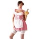 Dirndl white/red S