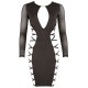Dress with lacing XS